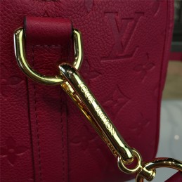 Replica Louis Vuitton Fuchsia Embossed Monogram Speedy 25
