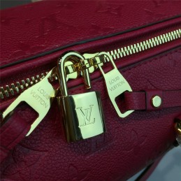 Replica Louis Vuitton Fuchsia Embossed Monogram Speedy 25