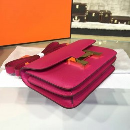 Replica Hermes Fuchsia Constance 24 Gold Hardware Bag