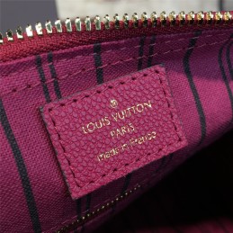 Replica Louis Vuitton Fuchsia Embossed Monogram Speedy 25