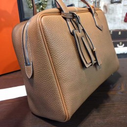 Replica Hermes Brown Victoria II 35 Bag