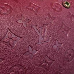 Replica Louis Vuitton Burgundy Embossed Monogram Speedy 25