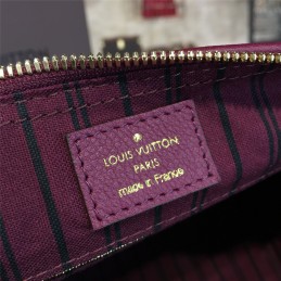 Replica Louis Vuitton Burgundy Embossed Monogram Speedy 25