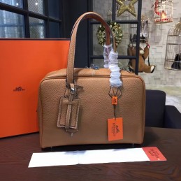 Replica Hermes Brown Victoria II 35 Bag