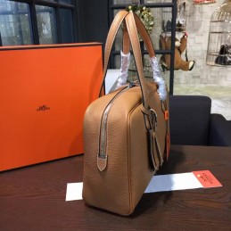 Replica Hermes Brown Victoria II 35 Bag