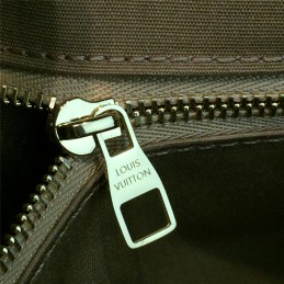 Replica Louis Vuitton Beige Patent Monogram Brea MM
