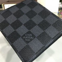 Replica Louis Vuitton Gray Damier Graphite Multiple Wallet
