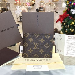 Replica Louis Vuitton Classic Brown Monogram Multiple Wallet