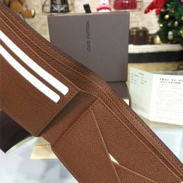 Replica Louis Vuitton Classic Brown Monogram Multiple Wallet