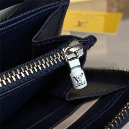 Replica Louis Vuitton Blue Epi Leather Zippy Organizer Wallet