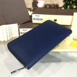 Replica Louis Vuitton Royal Blue Epi Leather Zippy Organizer Wallet