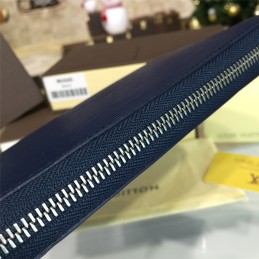Replica Louis Vuitton Royal Blue Epi Leather Zippy Organizer Wallet