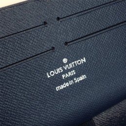 Replica Louis Vuitton Royal Blue Epi Leather Zippy Organizer Wallet