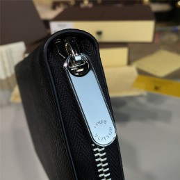 Replica Louis Vuitton Black Epi Leather Zippy Organizer Wallet