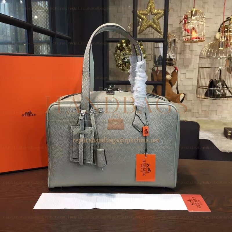 Replica Hermes Gray Victoria II 35 Bag