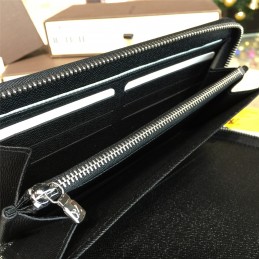Replica Louis Vuitton Black Epi Leather Zippy Organizer Wallet