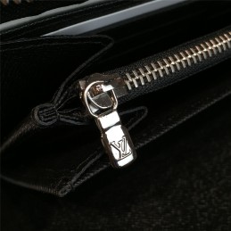 Replica Louis Vuitton Black Epi Leather Zippy Organizer Wallet