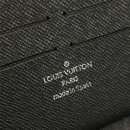 Replica Louis Vuitton Black Epi Leather Zippy Organizer Wallet