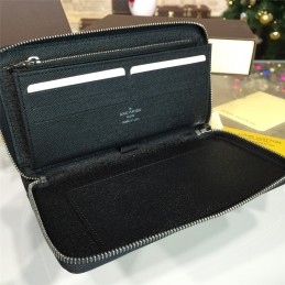 Replica Louis Vuitton Black Epi Leather Zippy Organizer Wallet