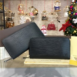 Replica Louis Vuitton Dark Green Taiga Leather Zippy Organizer Wallet