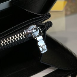 Replica Louis Vuitton Dark Green Taiga Leather Zippy Organizer Wallet