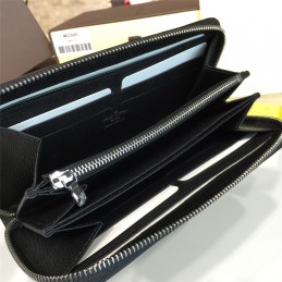 Replica Louis Vuitton Dark Green Taiga Leather Zippy Organizer Wallet