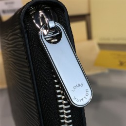 Replica Louis Vuitton Dark Gray Epi Leather Zippy Organizer Wallet