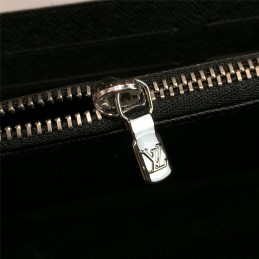 Replica Louis Vuitton Dark Gray Epi Leather Zippy Organizer Wallet