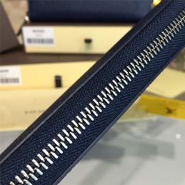 Replica Louis Vuitton Navy Blue Epi Leather Zippy Organizer Wallet