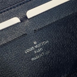 Replica Louis Vuitton Navy Blue Epi Leather Zippy Organizer Wallet