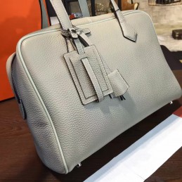 Replica Hermes Gray Victoria II 35 Bag