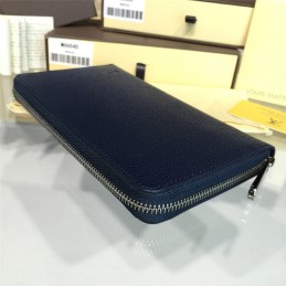 Replica Louis Vuitton Cobalt Blue Epi Leather Zippy Organizer Wallet