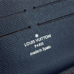 Replica Louis Vuitton Cobalt Blue Epi Leather Zippy Organizer Wallet