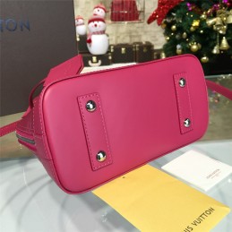Replica Louis Vuitton Fuchsia Textured Alma BB