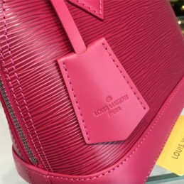 Replica Louis Vuitton Fuchsia Textured Alma BB