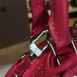 Replica Louis Vuitton Fuchsia Textured Alma BB