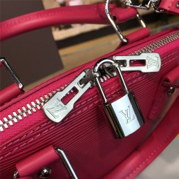 Replica Louis Vuitton Fuchsia Textured Alma BB