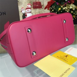 Replica Louis Vuitton Fuchsia Textured Alma MM