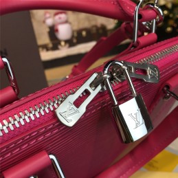 Replica Louis Vuitton Fuchsia Textured Alma MM