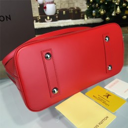 Replica Louis Vuitton Red Textured Alma MM