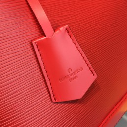 Replica Louis Vuitton Red Textured Alma MM