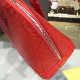 Replica Louis Vuitton Red Textured Alma MM
