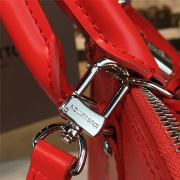 Replica Louis Vuitton Red Textured Alma MM