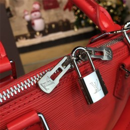 Replica Louis Vuitton Red Textured Alma MM
