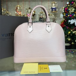 Replica Louis Vuitton White Textured Alma MM