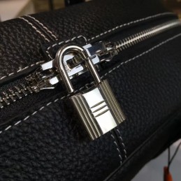 Replica Hermes Black Victoria II 35 Bag