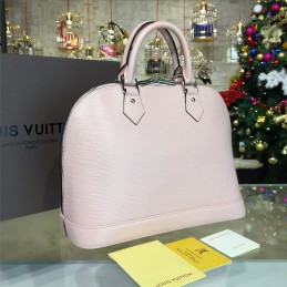 Replica Louis Vuitton White Textured Alma MM