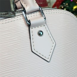 Replica Louis Vuitton White Textured Alma MM