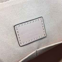 Replica Louis Vuitton White Textured Alma MM