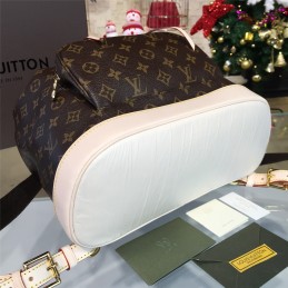 Replica Louis Vuitton Brown Monogram Beige Trim Montsouris GM Backpack